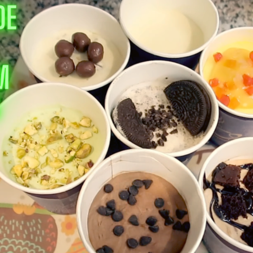 homemade ice cream