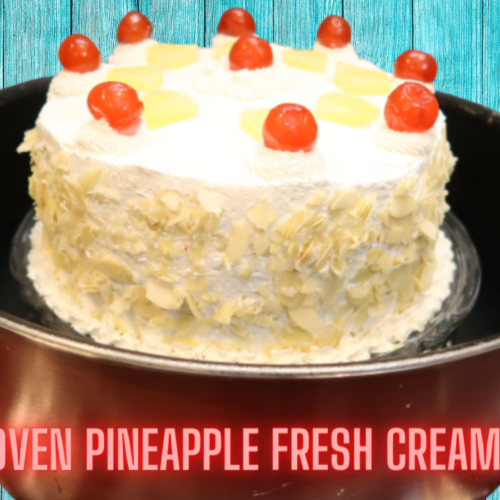 Pineapple Ice Cream Cake 500gm - Cash and Curry