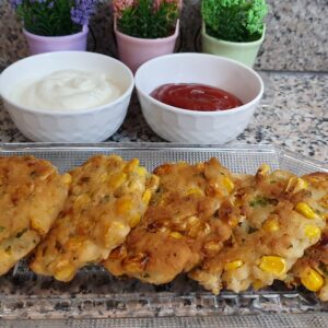 Cloud Corn Fritters