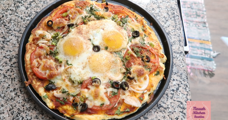 Breakfast Egg Pizza