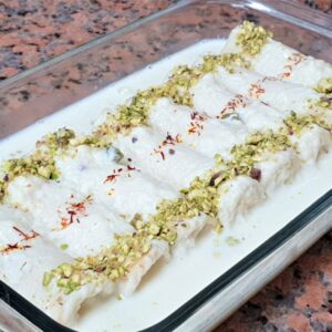 Khoya Malai Rolls – with only 3 ingredients