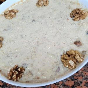 Healthy Apple and Walnut Kheer