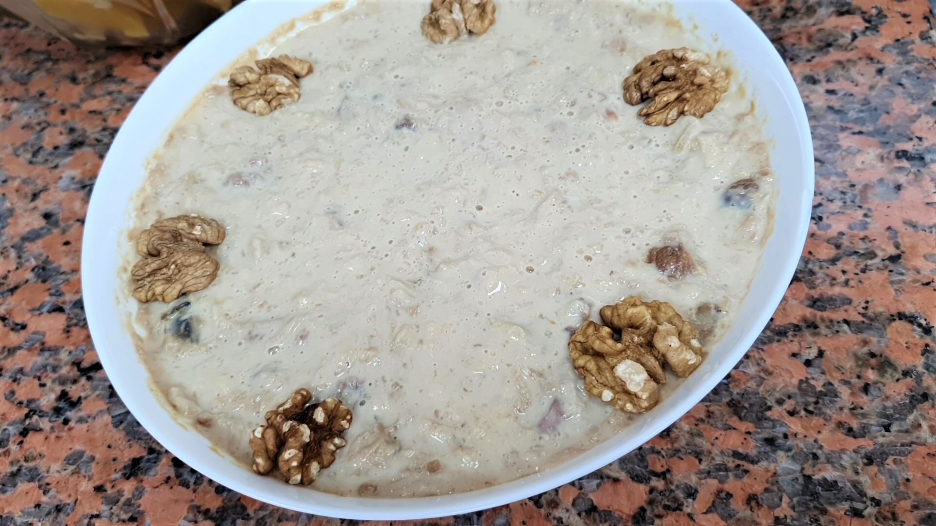 Healthy Apple and Walnut Kheer