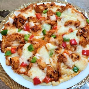 Butter Chicken Pizza