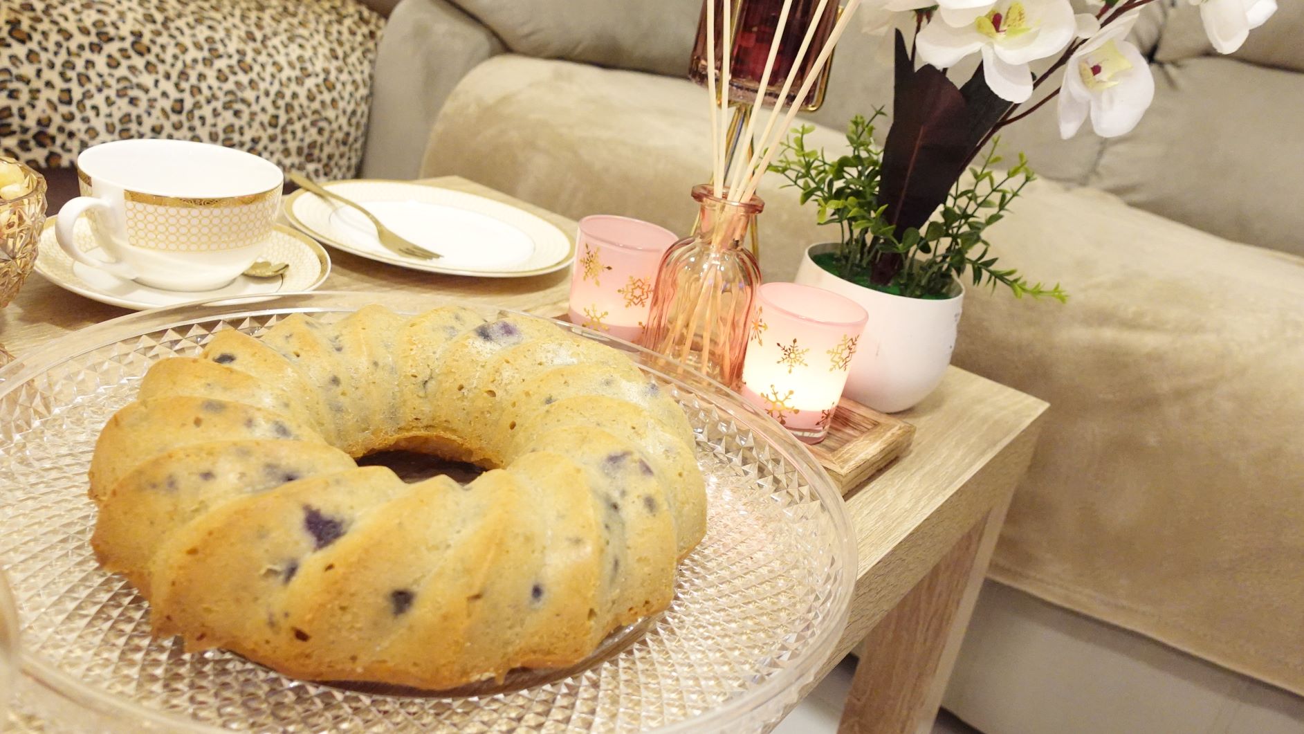 Blueberry Sour Cream Cake - Lemons + Anchovies