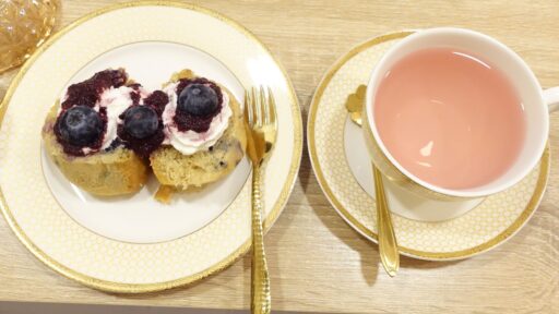 Blueberry Oats Cake