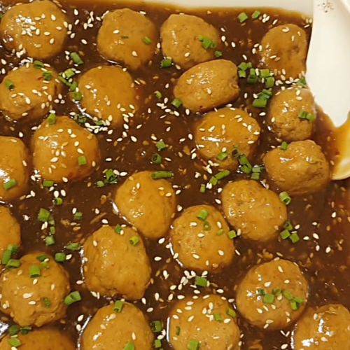 Spicy Chinese Meatballs