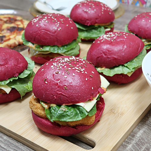 Beetroot Burger Buns