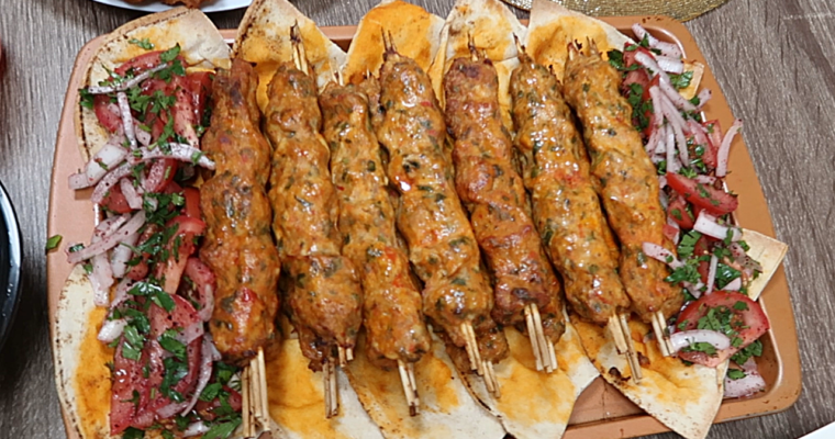 Syrian Chicken kebabs