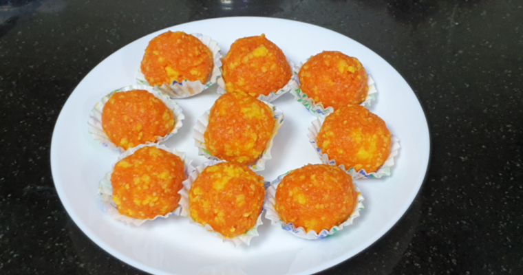 Gajar Halwa Balls (Carrot Truffles)