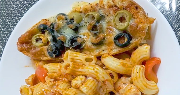 Pizza Flavored Chicken Pasta