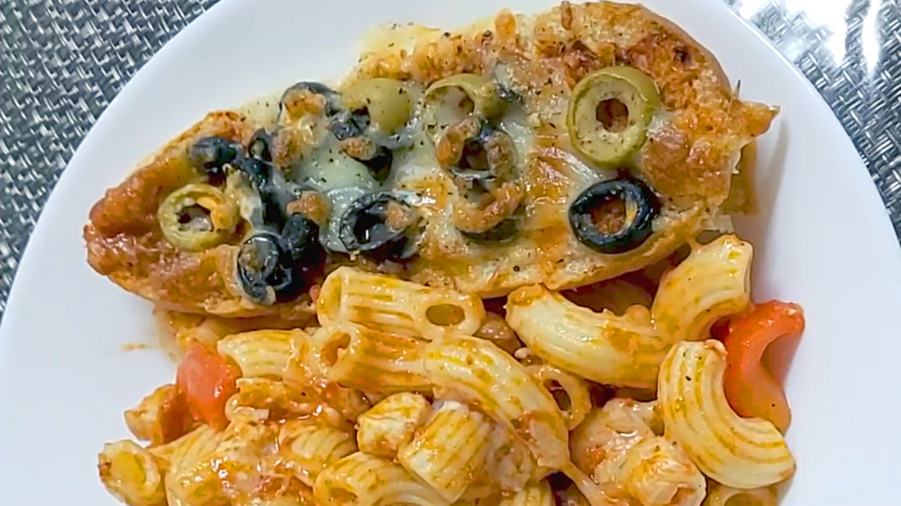 Pizza Flavored Chicken Pasta