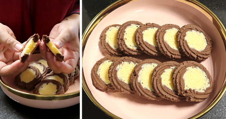 Chocolate Almond Cookies (makes 24 cookies)