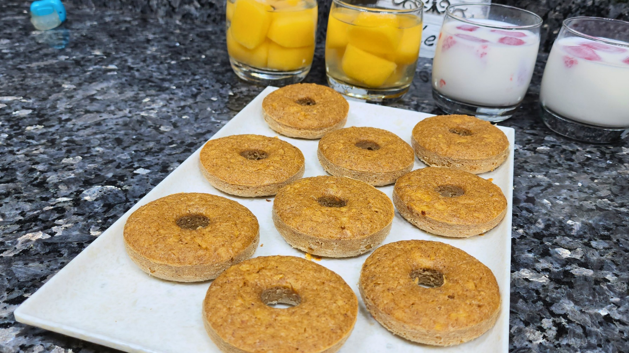 Apple Cinnamon Breakfast Donuts