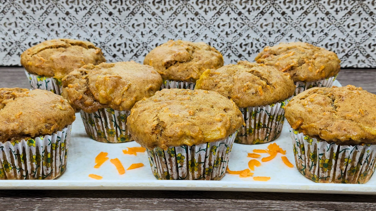 World’s Best Pineapple Carrot Muffin