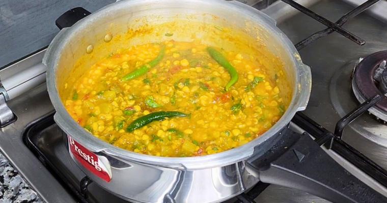 Lauki Chana Dal Sabzi