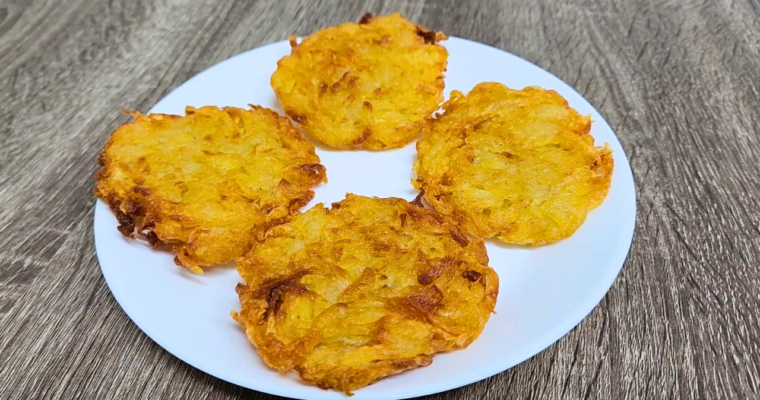 Crunchy Hash Browns without Eggs